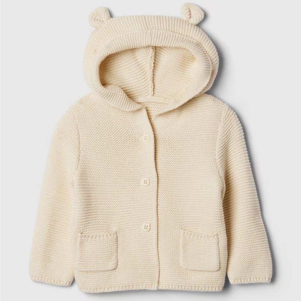 Gap Baby Brannan Bear Sweater, Ivory, Size 3-6 months